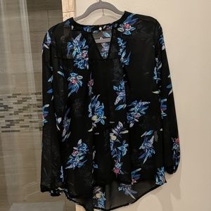 Sheer blouse PLUS SIZE